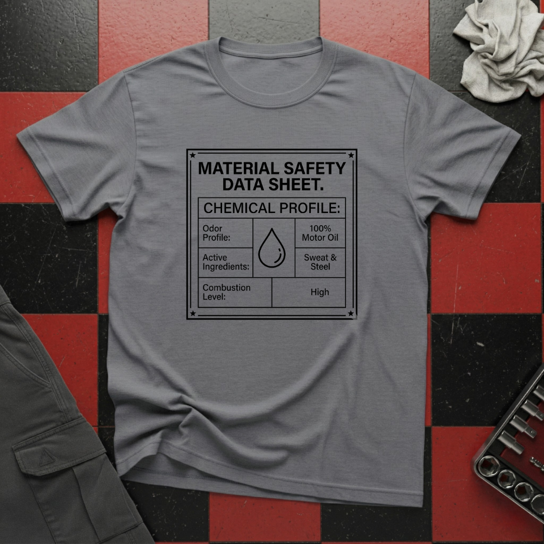 Material Safety Data Sheet T-Shirt