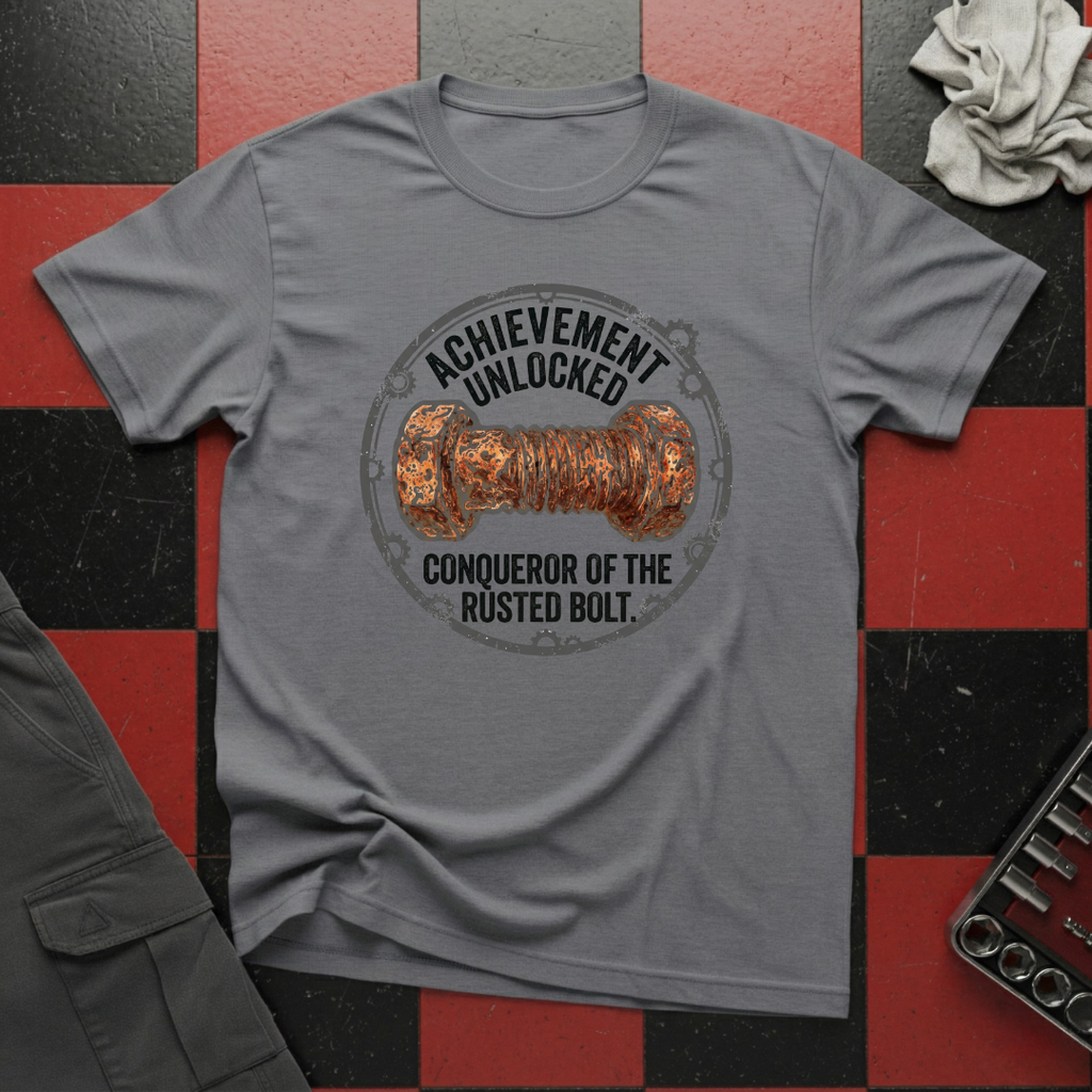 Conqueror of the Rusted Bolt T-Shirt