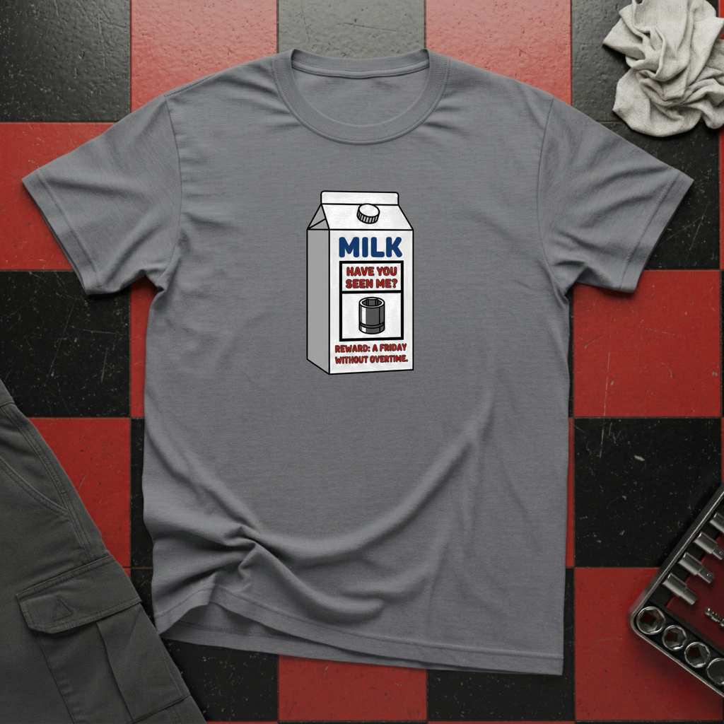 Milk Carton Missing 10mm Ad T-Shirt