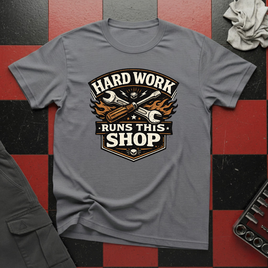 Hard Work Runs This Shop T-Shirt
