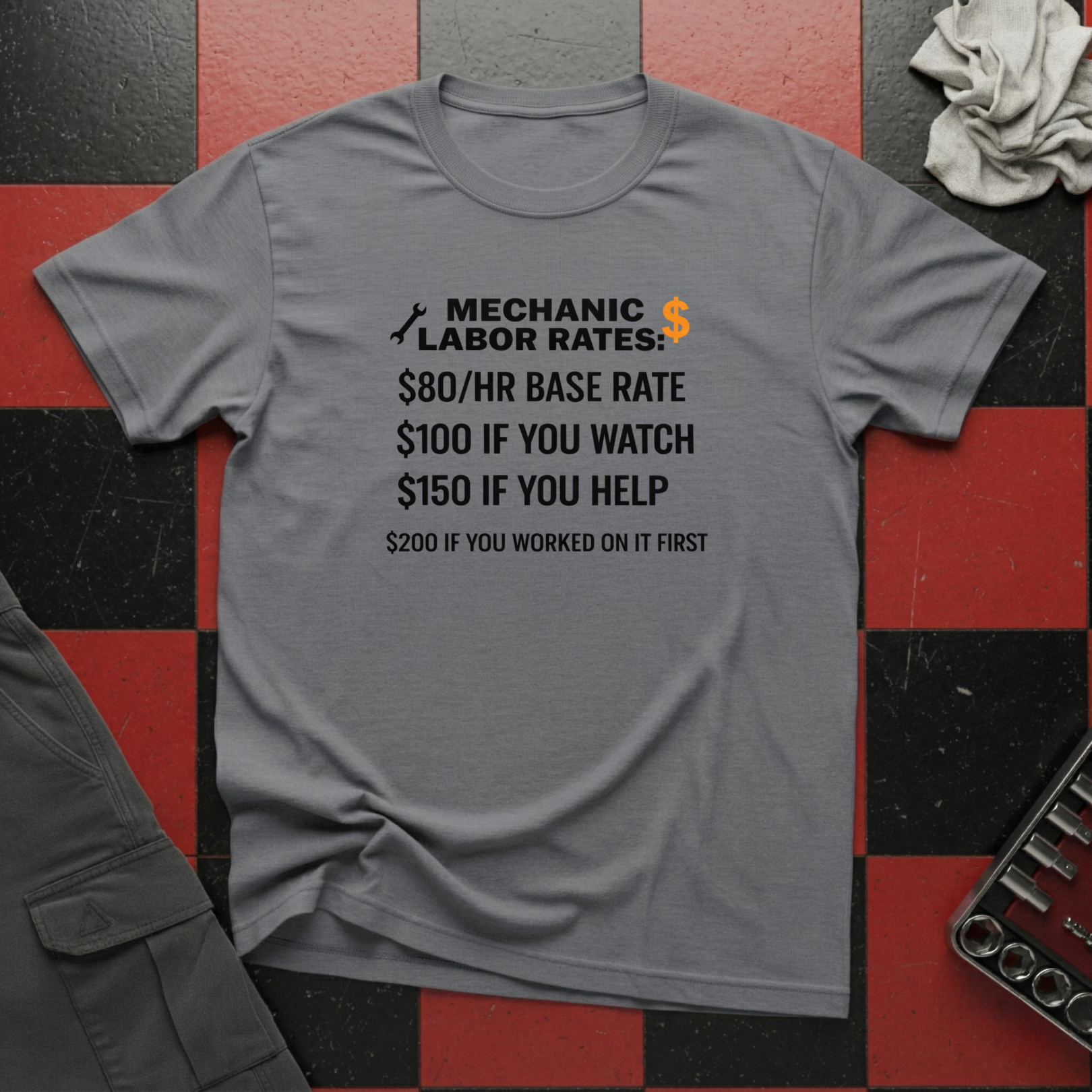 Mechanic Labor Rates T-Shirt