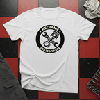 Skilled Trade Piston and Spanner Cross T-Shirt