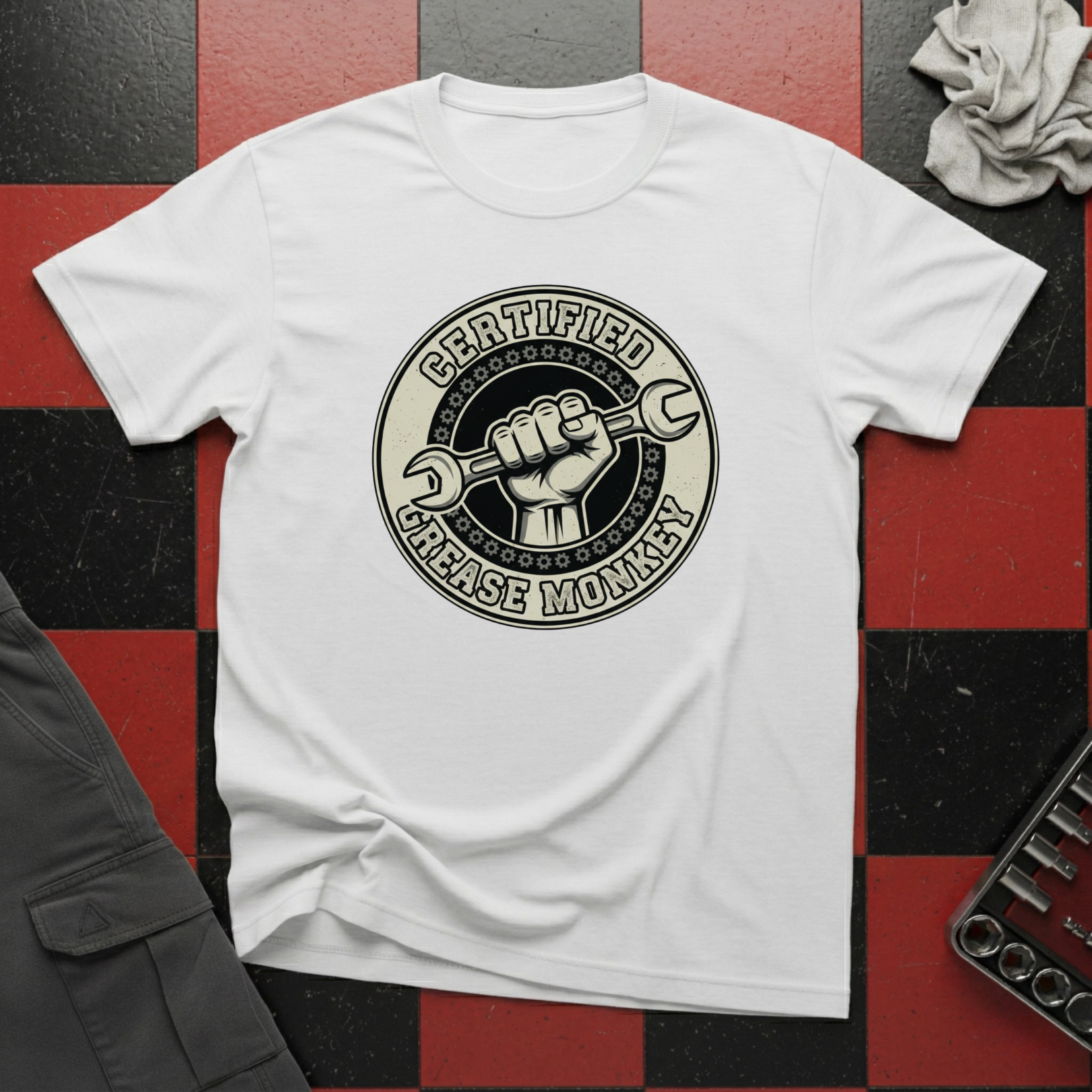 Certified Grease Monkey T-Shirt