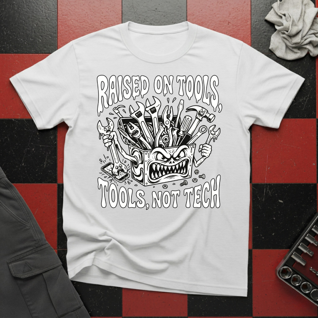 Raised on Tool Not Tech T-Shirt