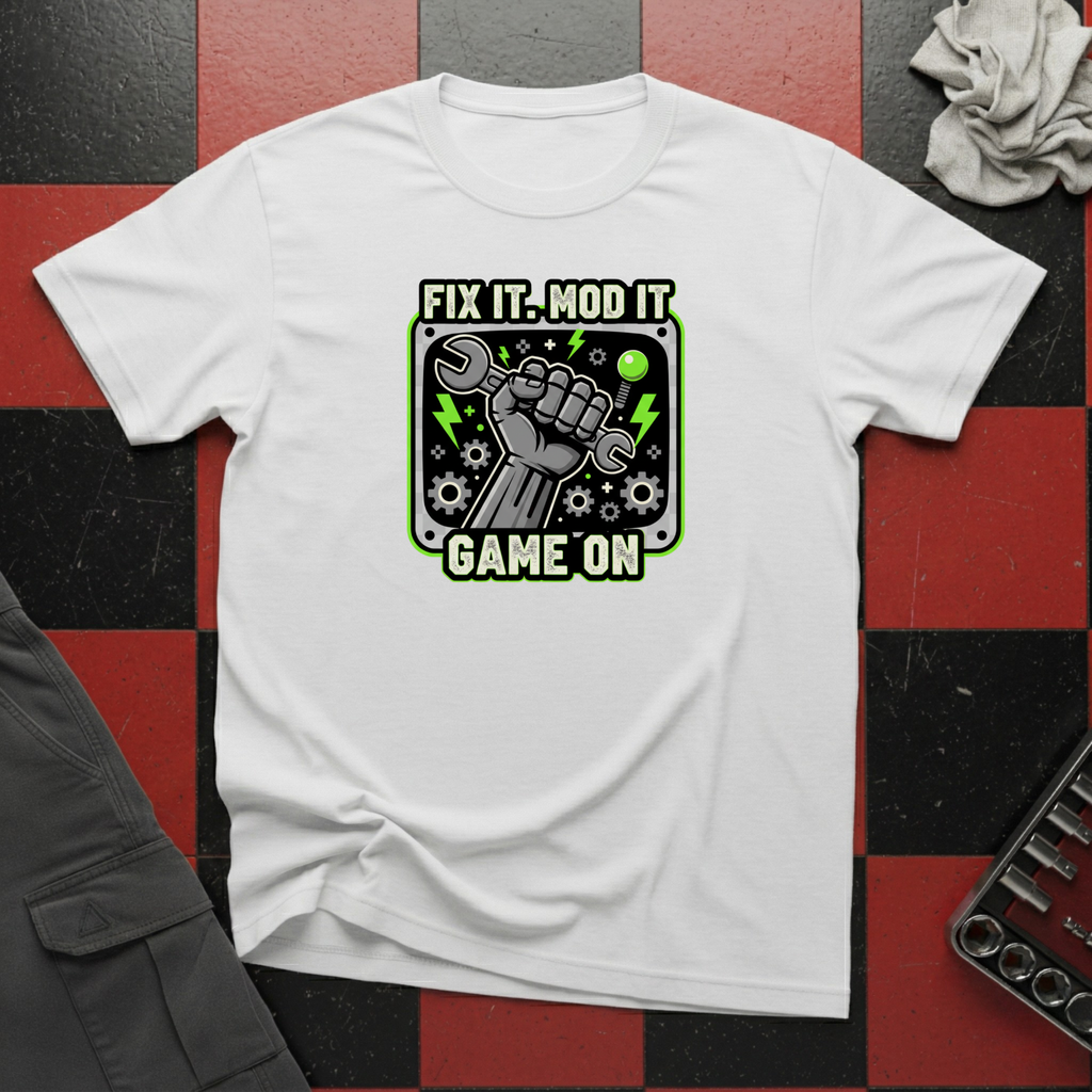 Fix It Mod It Game On T-Shirt