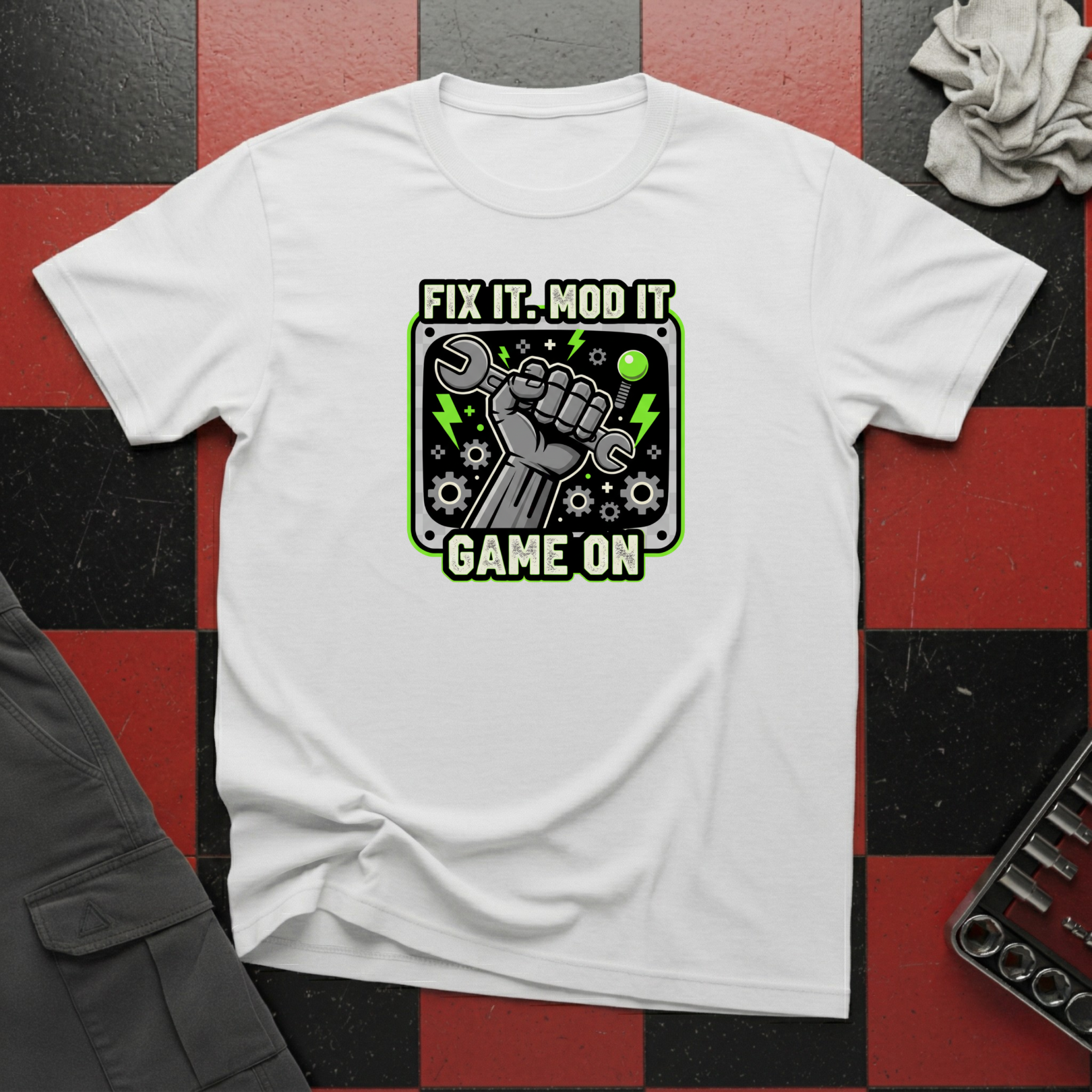Fix It Mod It Game On T-Shirt