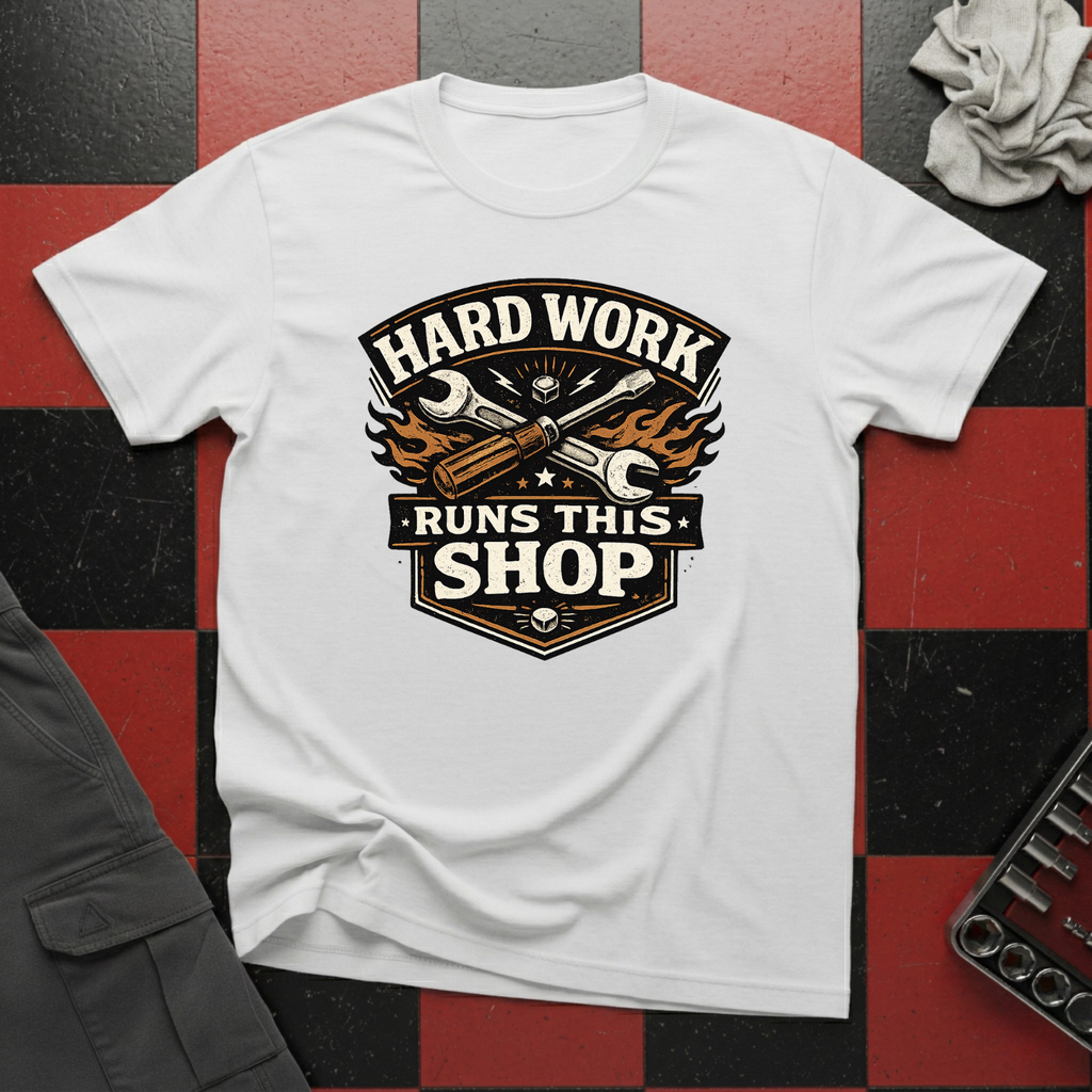 Hard Work Runs This Shop T-Shirt