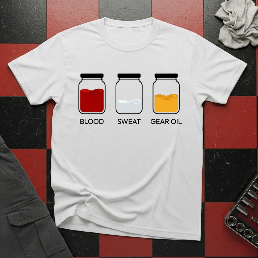 Blood Sweat and Gear Oil T-Shirt