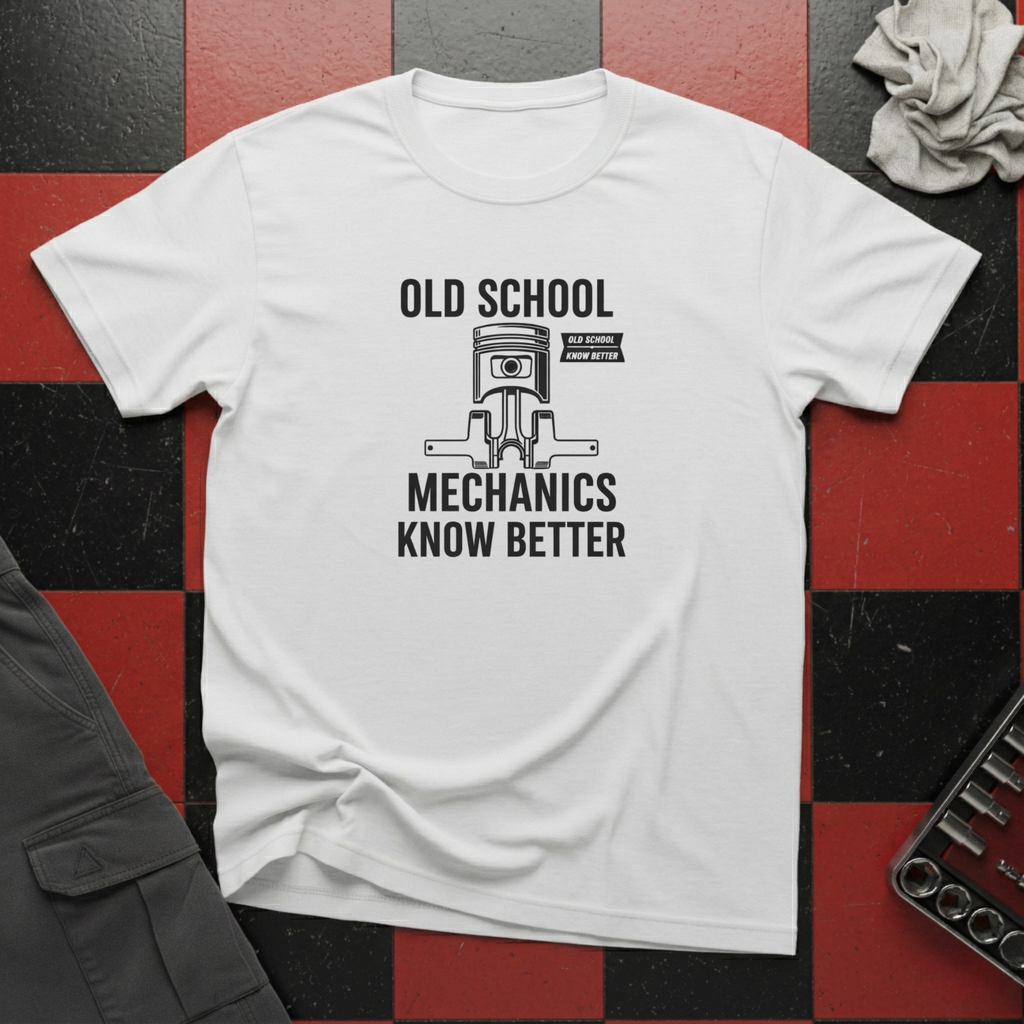 Old School Mechanics Know Better T-Shirt