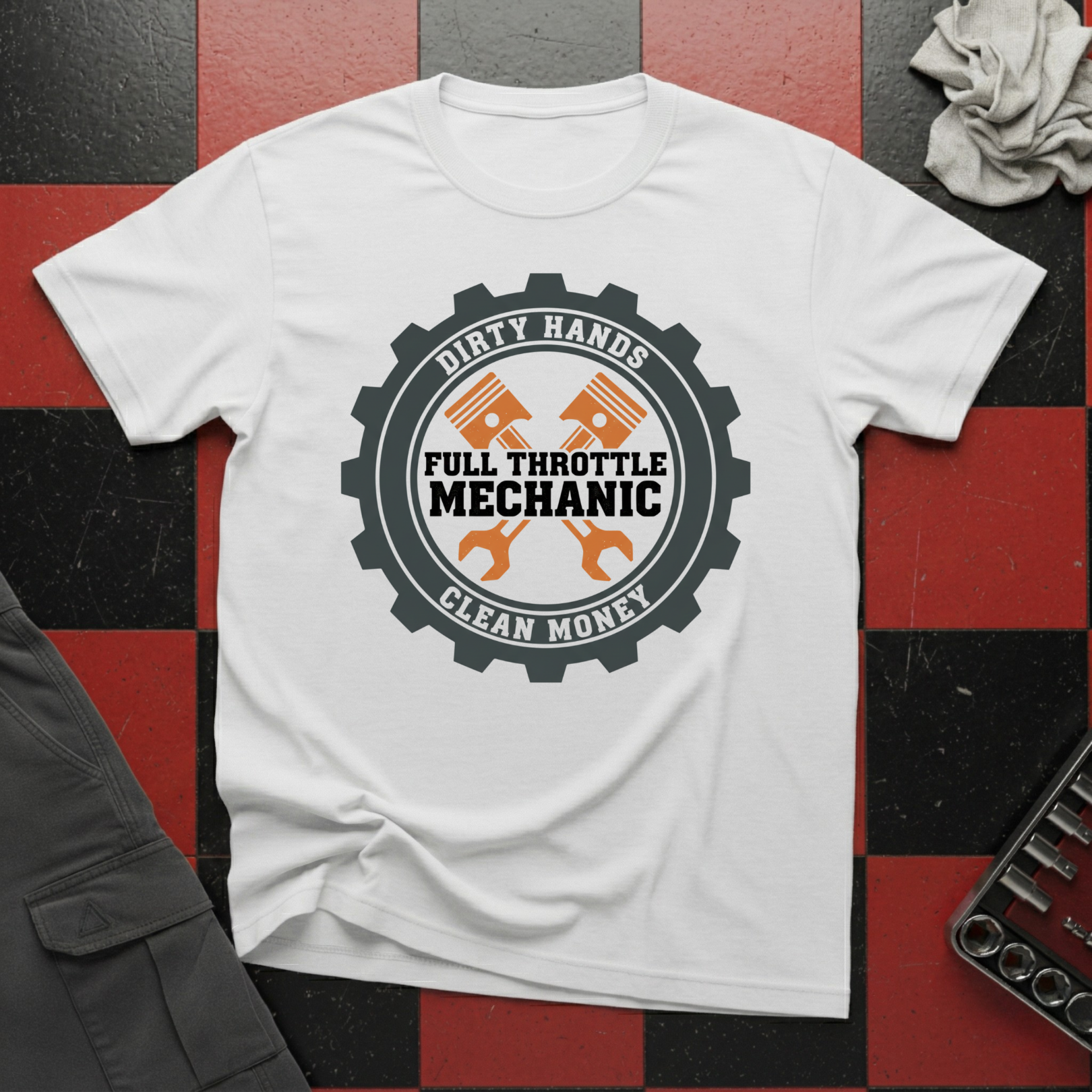 Full Throttle Mechanic T-Shirt