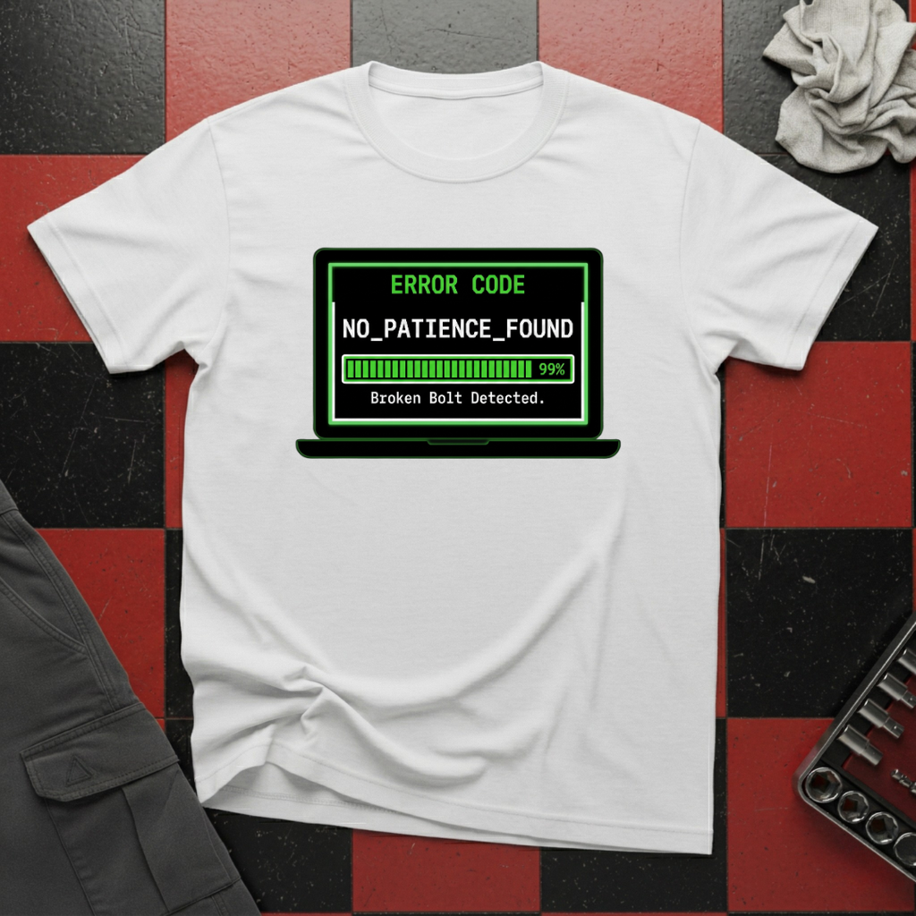 Error No Patience Found T-Shirt