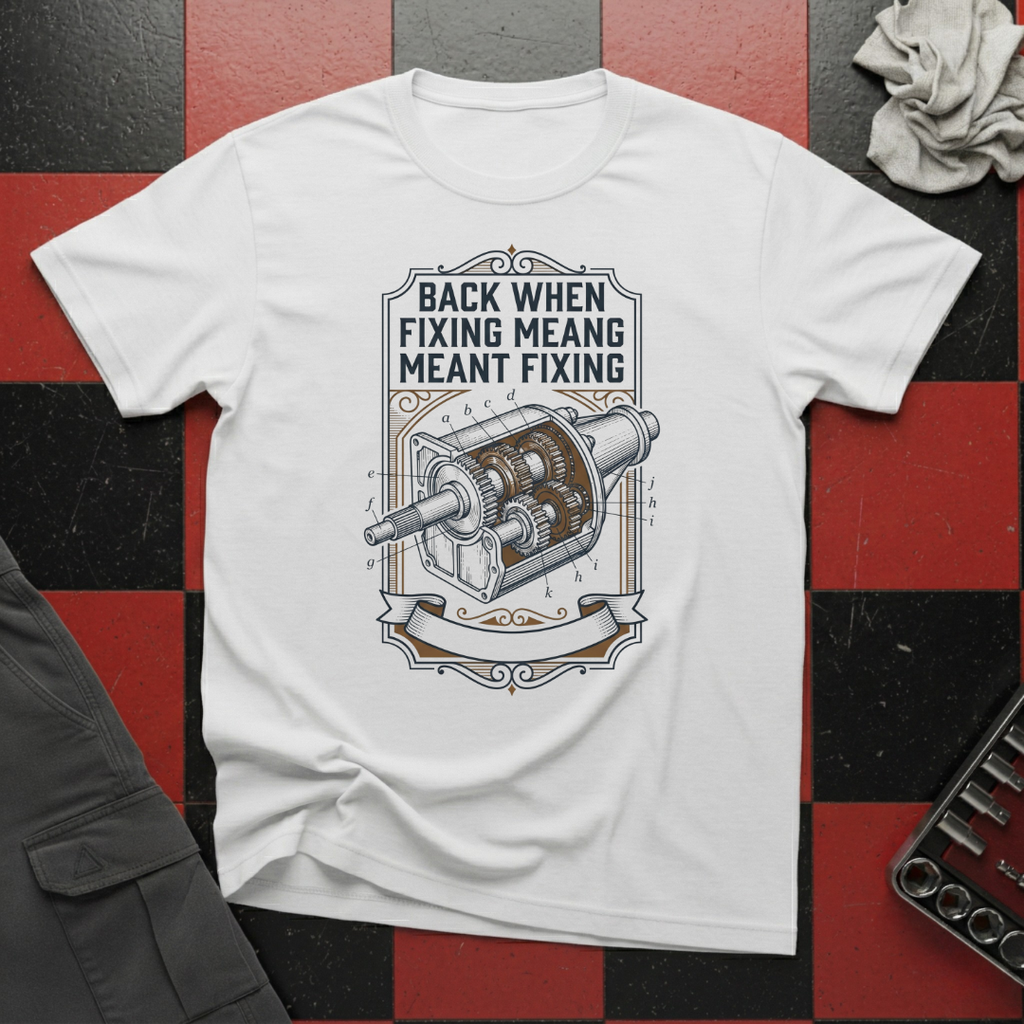 Back When Fixing Meant Fixing T-Shirt