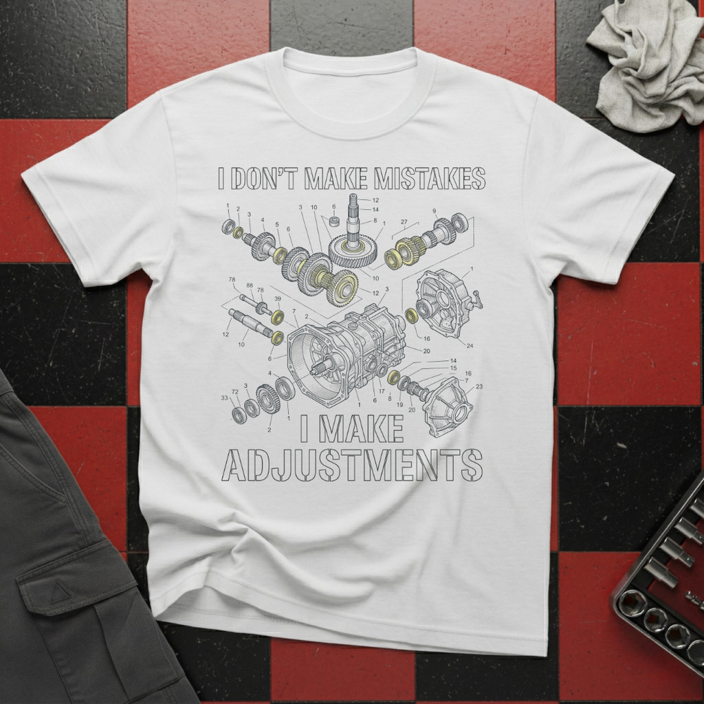 I Don't Make Mistakes I Make Adjustments T-Shirt
