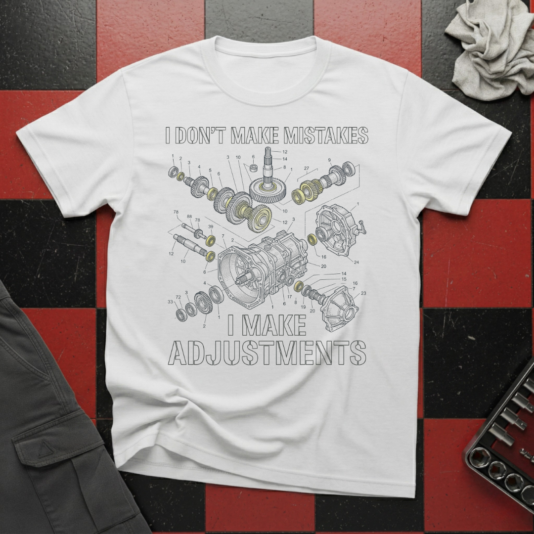 I Don't Make Mistakes I Make Adjustments T-Shirt