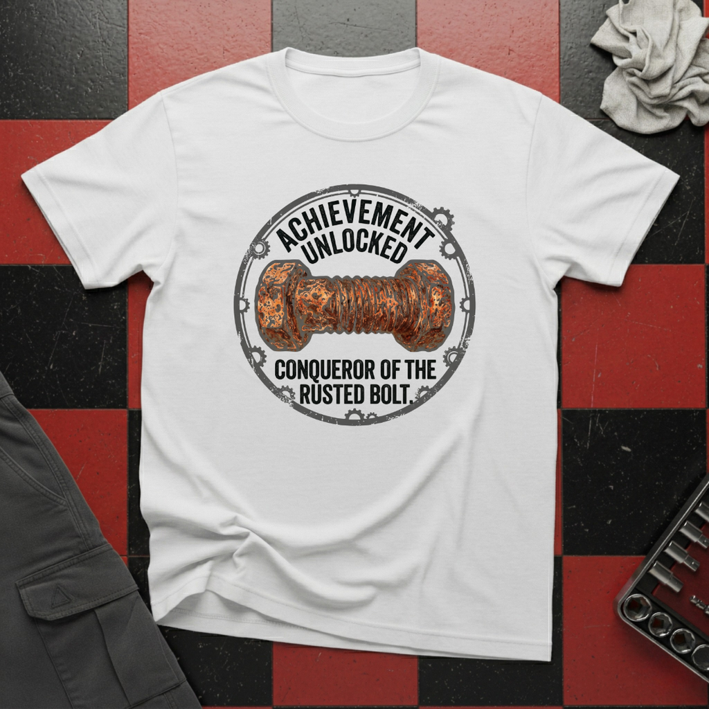 Conqueror of the Rusted Bolt T-Shirt