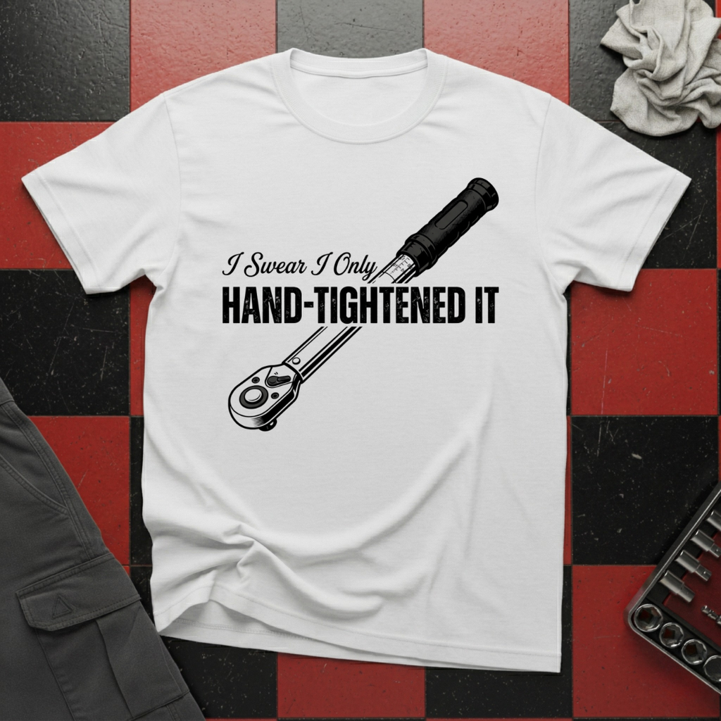 I Swear I Only Hand Tightened It T-Shirt