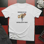 Wrenches by Day Controllers by Night T-Shirt